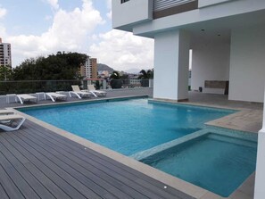 Pool - SPECTACULAR VIEWS, BEAUTIFUL VIEW APARTMENT 100 METERS FROM THE COASTAL STRIP (Panamá)