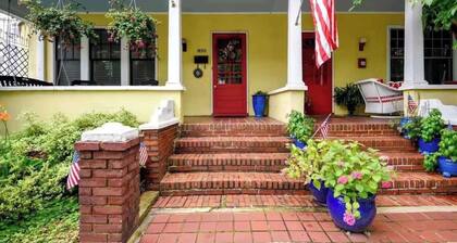 Historic Row Home | Hot Tub - 1 Block from Gate 1!