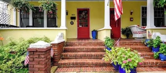 Historic Row Home | Hot Tub - 1 Block from Gate 1!