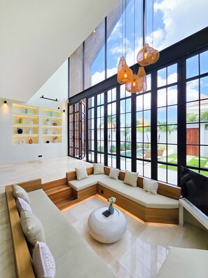 Villa, Pool View | Living area | Flat-screen TV - Villa Casa Josephine (Canggu)