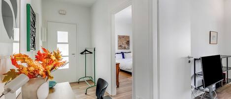 1 Schlafzimmer, laptopgeeigneter Arbeitsplatz, kostenloses WLAN