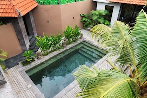 Villa Deluxe, 3 chambres, vue piscine | Vue depuis le balcon