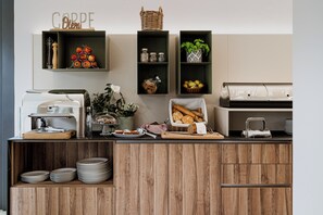 Gratis morgenmadsbuffet hver dag