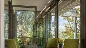 Sitteområde i lobbyen