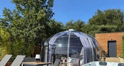 CollinéA La Bulle StelléA Sleep under the stars!