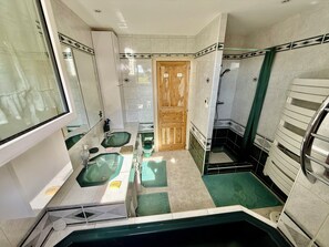 Douche, sèche-cheveux, papier toilette
