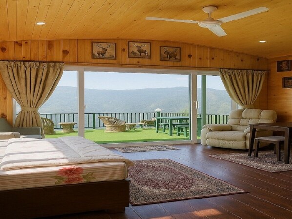 Family Cottage, Balcony, Mountain View | Blackout drapes, iron/ironing board, free WiFi - Bougain Villa Cottage (Bhimtal)