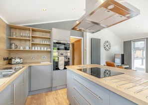 Fridge, oven, stovetop, toaster