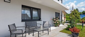 Appartamento 'Ferienwohnung' con terrazza privata, giardino privato e Wi-Fi