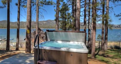 Sleeps 23 | 2 Homes, Lakefront, Private Dock, Hot Tub, Game Room, Swingset, View
