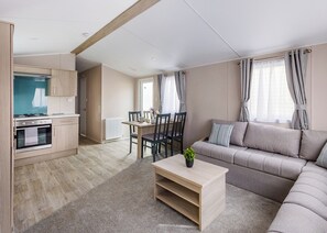 Living area - Our Teasel range is your ideal haven for a memorable family holiday. (Talacre, Holywell)
