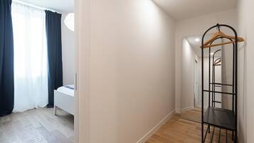 1 bedroom, iron/ironing board, bed sheets