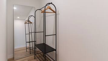 1 bedroom, iron/ironing board, bed sheets