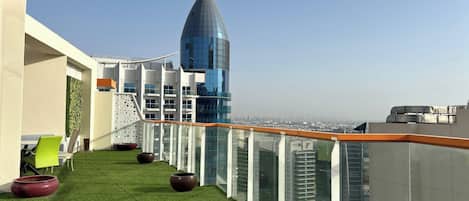 Deluxe Penthouse, 1 Bedroom, Balcony, Canal View | Terrace/patio