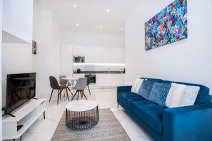 Appartement (Stylish Harley Street Apartment) | Woonkamer