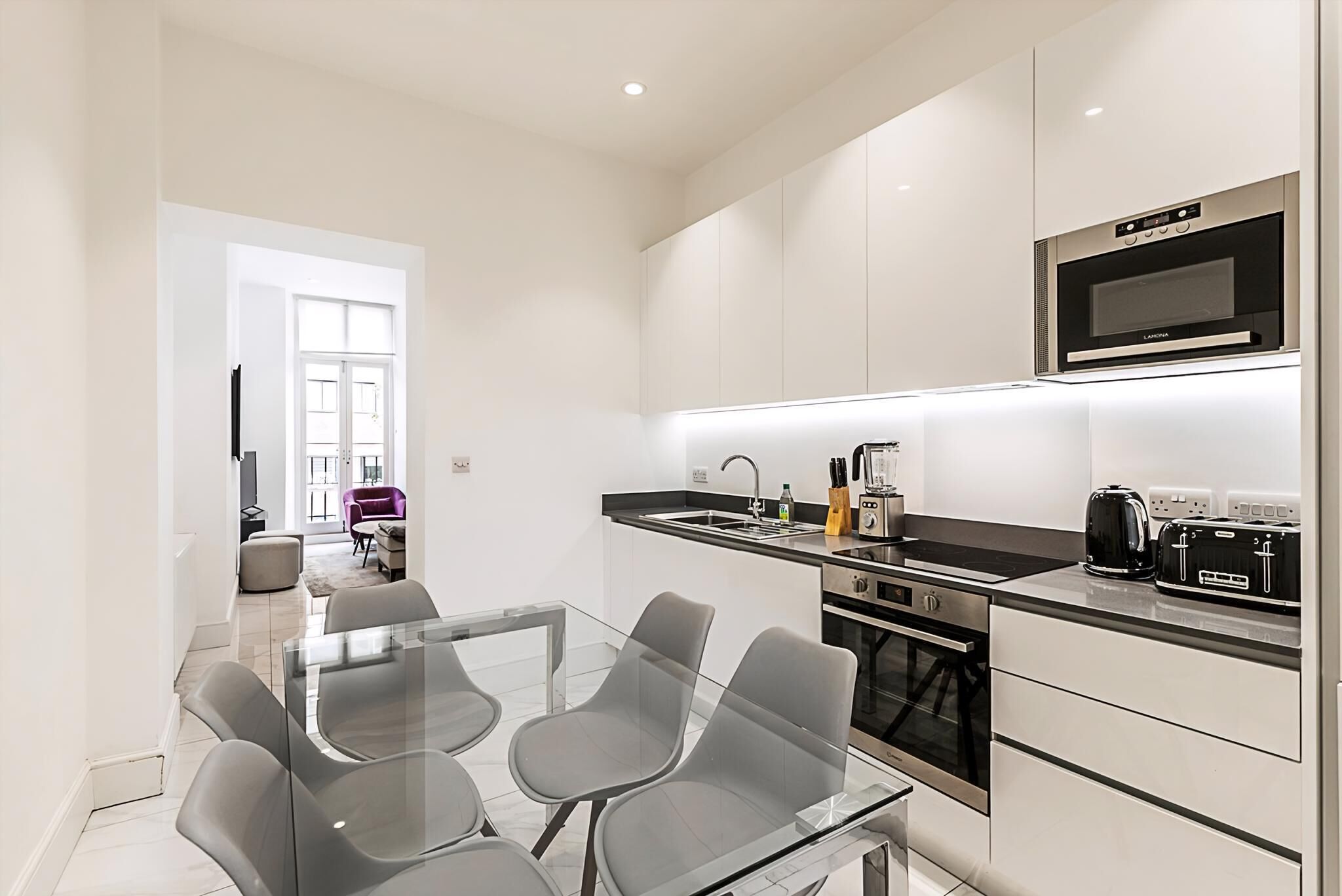 Leilighet (Stylish Two-Bed Flat Near Oxford Circ) | Eget kjøkken