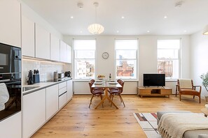 Lejlighed (Stylish Chelsea Escape with Private O) | Privat køkken