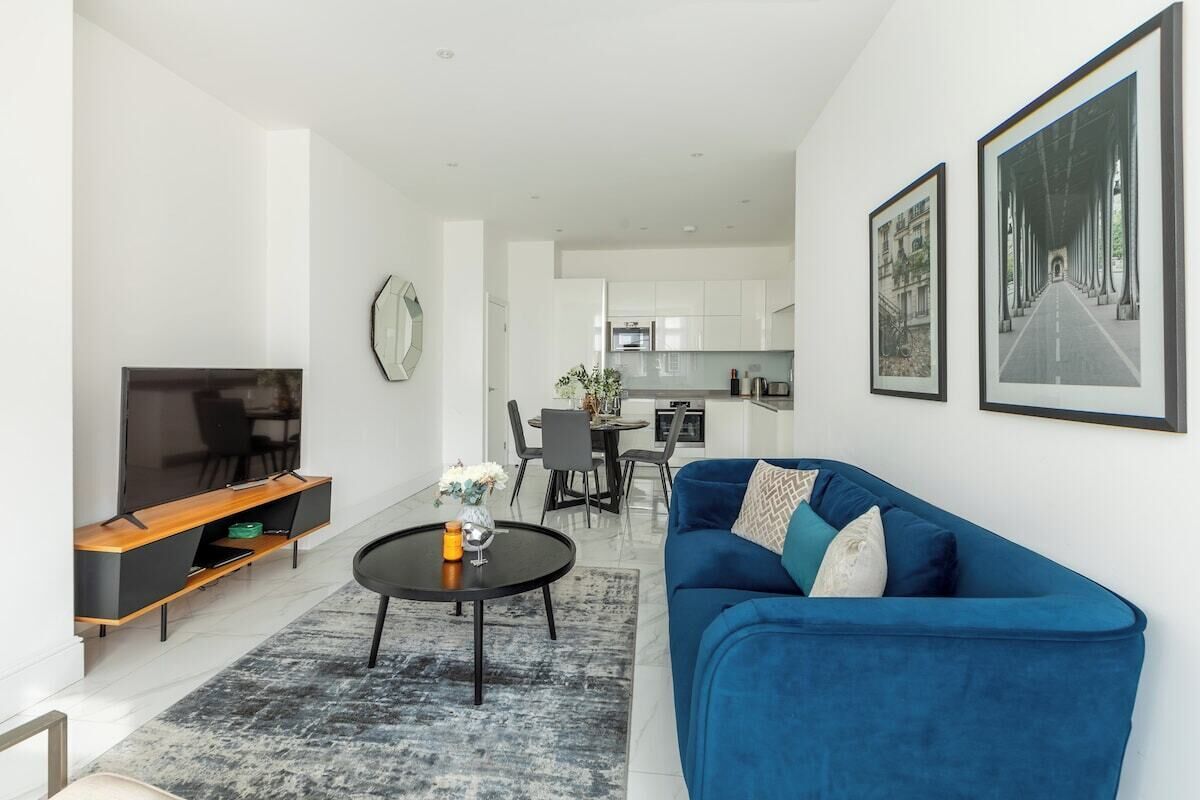 Apartment (Stylish 2-Bedroom Marylebone Retreat) | Wohnzimmer