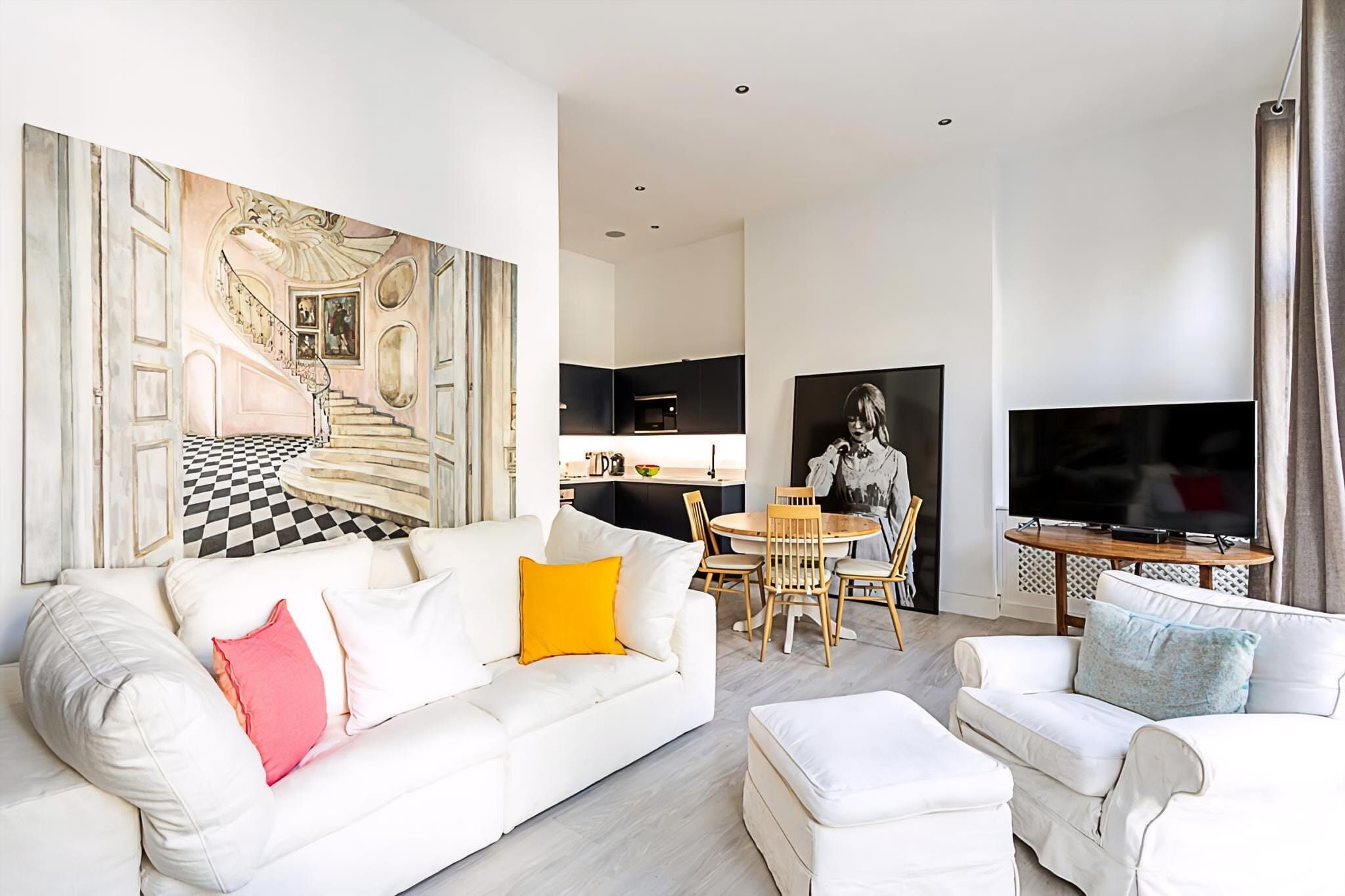 Departamento (Elegant 3 bed apartment in Earl’s C) | Sala de estar