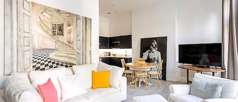 Leilighet (Elegant 3 bed apartment in Earl’s C) | Oppholdsrom