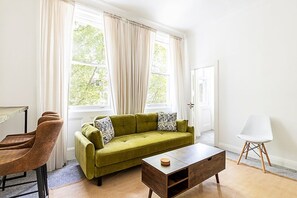 Huoneisto (Elegant Knightsbridge Flat Near Harro) | Olohuone