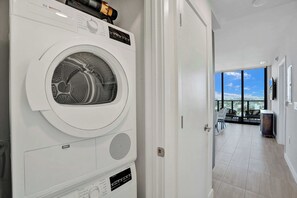 Interior - Modern Living –2BR/1BA Condo at 72 Park High Floor (Miami Beach)