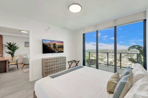 2 habitaciones, tabla de planchar con plancha, cuna de viaje y wifi 