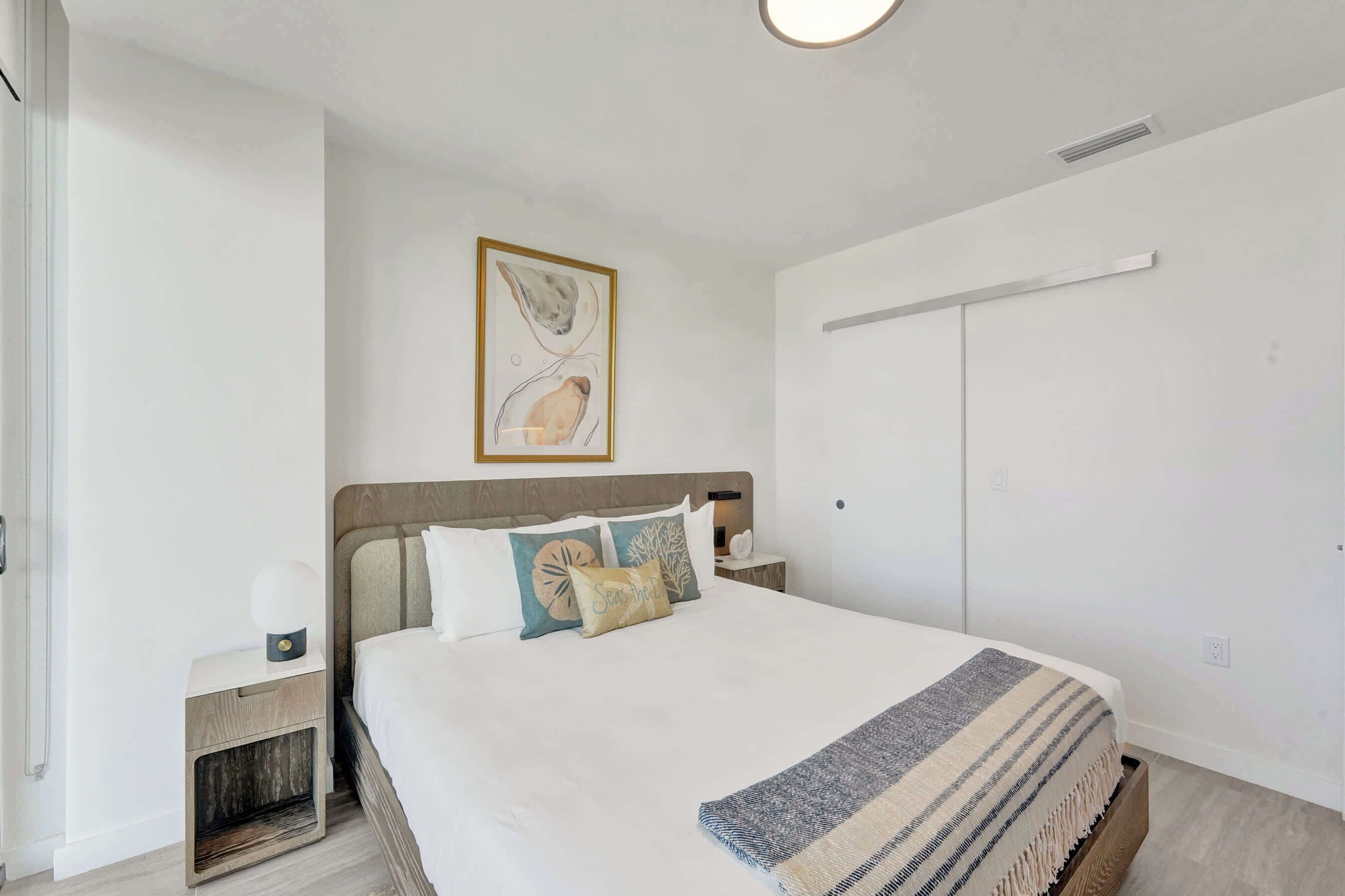 2 bedrooms, iron/ironing board, travel crib, WiFi
