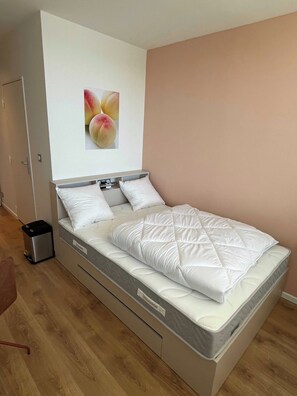 1 habitación y espacio para trabajar con laptop