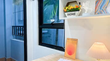 Deluxe Apartment, 1 Bedroom, Balcony | Iron/ironing board, free WiFi, bed sheets