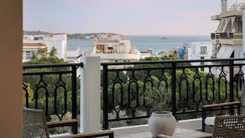 Deluxe Apartment, Balcony, Sea View | Balcony view