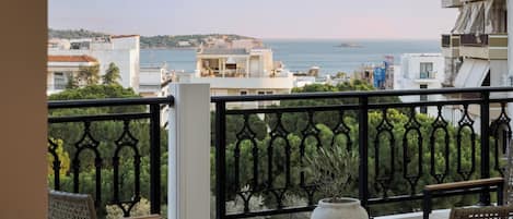Deluxe Apartment, Balcony, Sea View | Balcony view