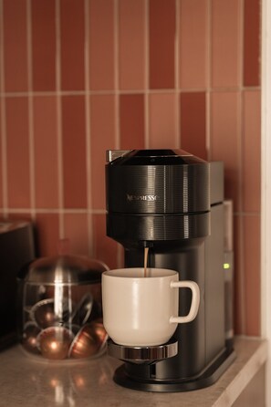 Kaffe och/eller kaffebryggare