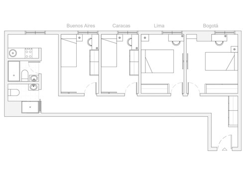 Caracas: perfect room to live and share in Madrid
