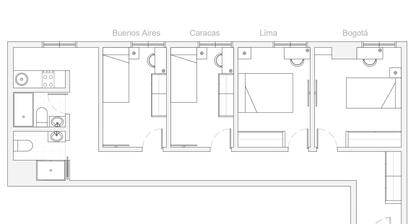 Caracas: perfect room to live and share in Madrid
