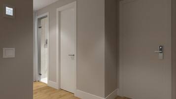 Minibar, in-room safe, desk, laptop workspace