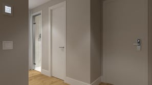 Minibar, in-room safe, desk, laptop workspace