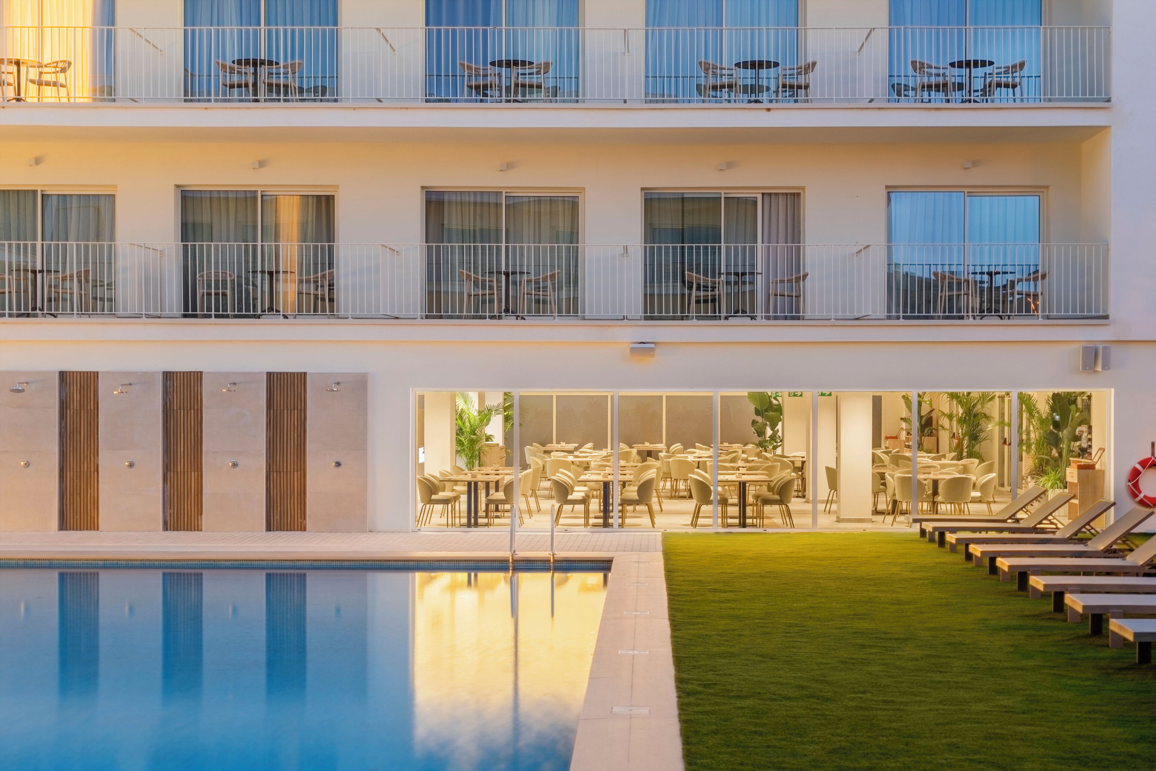 Voorkant van accommodatie