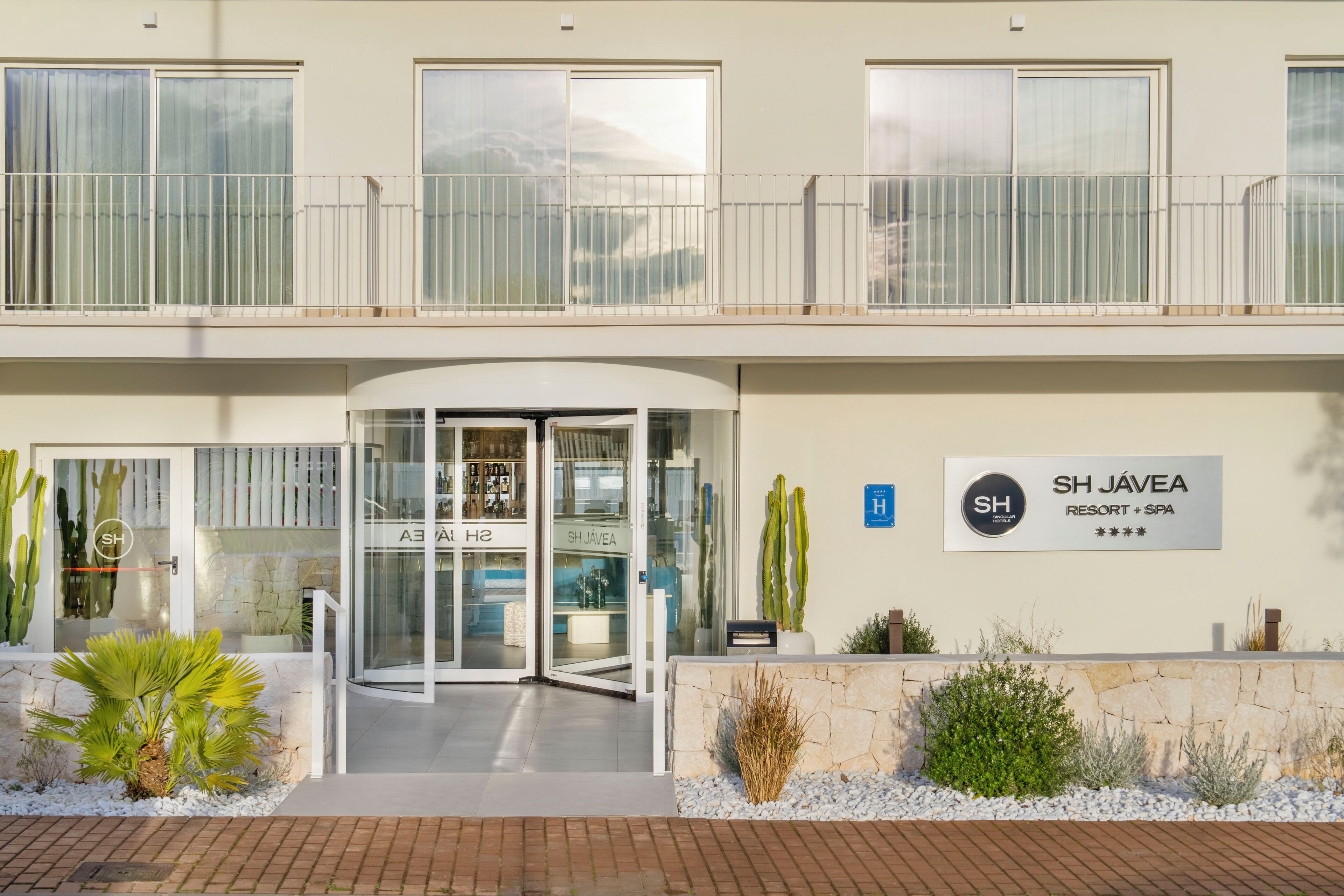 Voorkant van accommodatie