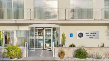 Voorkant van accommodatie