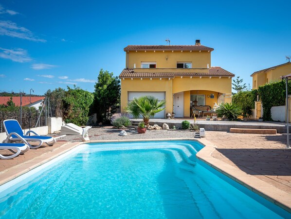 Pool - AT095 La Coma: Casa con piscina privada, barbacoa, A/A, wifi (Creixell)