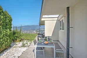 Outdoor dining - Secret Of Lugano With Lake View (Lugano)