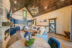 Télévision, cheminée, jeux vidéo