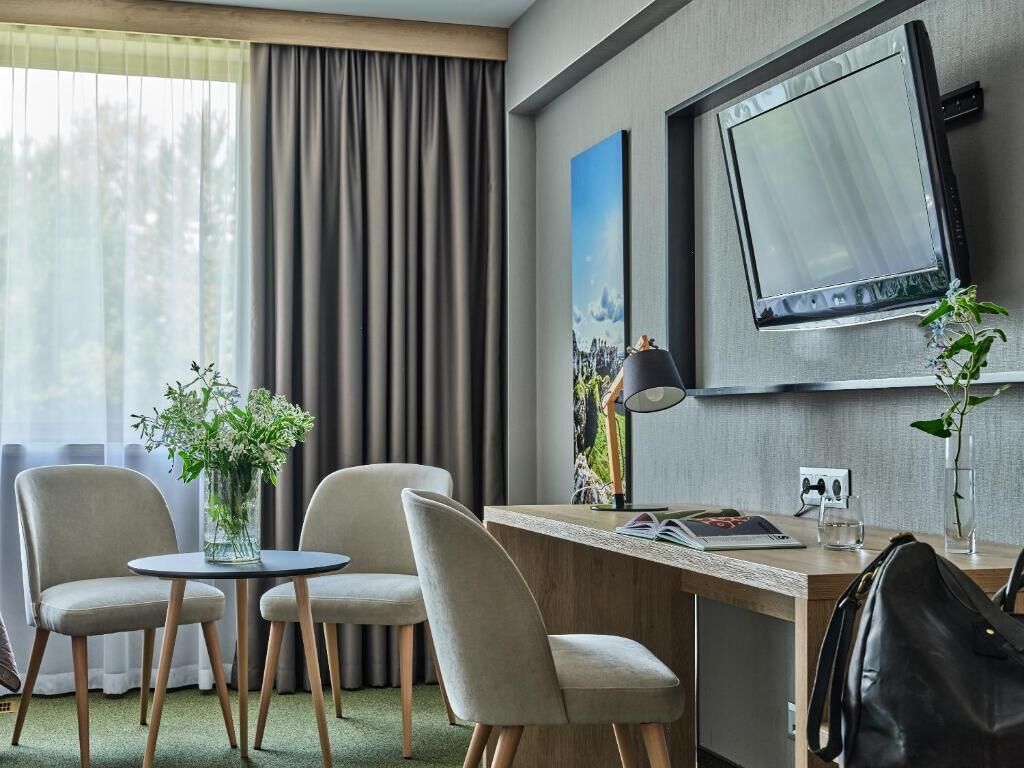 Superior-Doppelzimmer | Zimmersafe, Verdunkelungsvorhänge, Bügeleisen/Bügelbrett