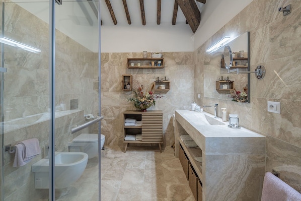 Shower, hair dryer, bidet