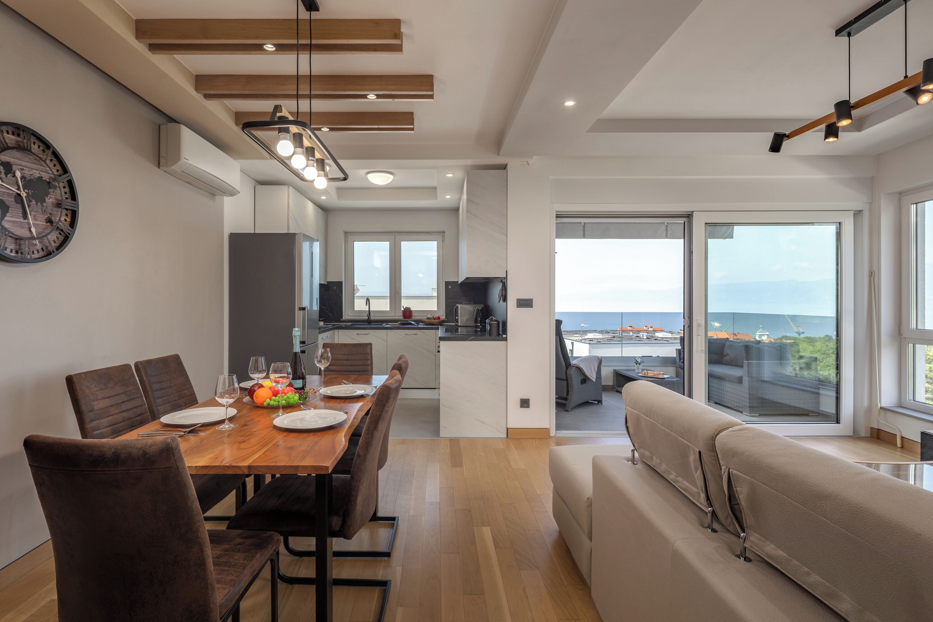 Appartement Standard, plusieurs chambres (Seaview Apartment Kostrena Two) | Restauration
