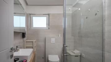 Standard Apartment, Multiple Bedrooms (Seaview Apartment Kostrena Two) | Bathroom | Shower, hair dryer, towels, soap