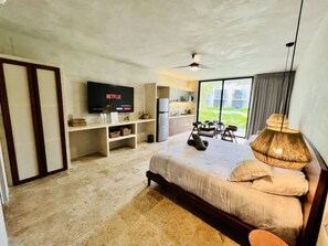 1 Schlafzimmer, Bügeleisen/Bügelbrett, kostenloses WLAN, Bettwäsche