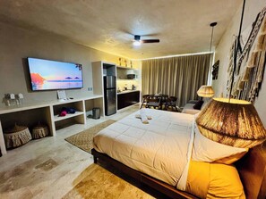 1 bedroom, iron/ironing board, free WiFi, bed sheets