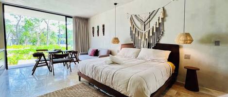 1 soverom, strykejern/-brett, wi-fi (inkludert) og sengetøy